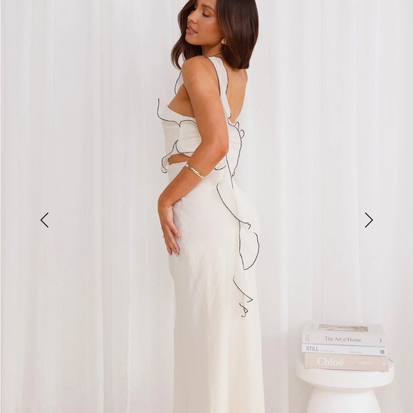 Hello Molly White Ruffle Dress - Picture 2 of 5